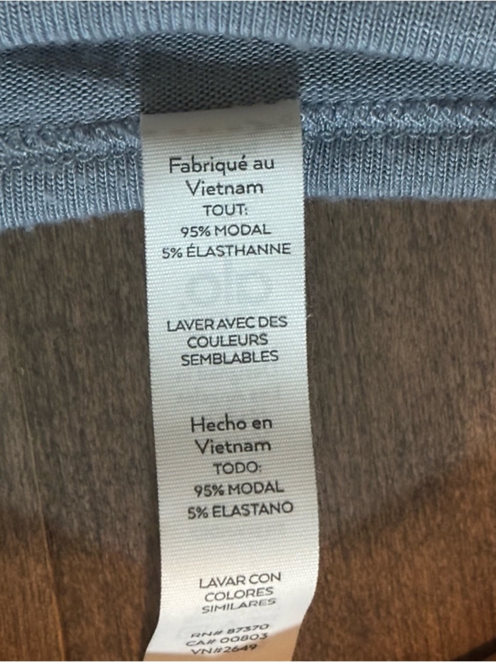 Alo Yoga Cover Long Sleeve Twist Front Cropped Top Slate Blue Small - Picture 9 of 9